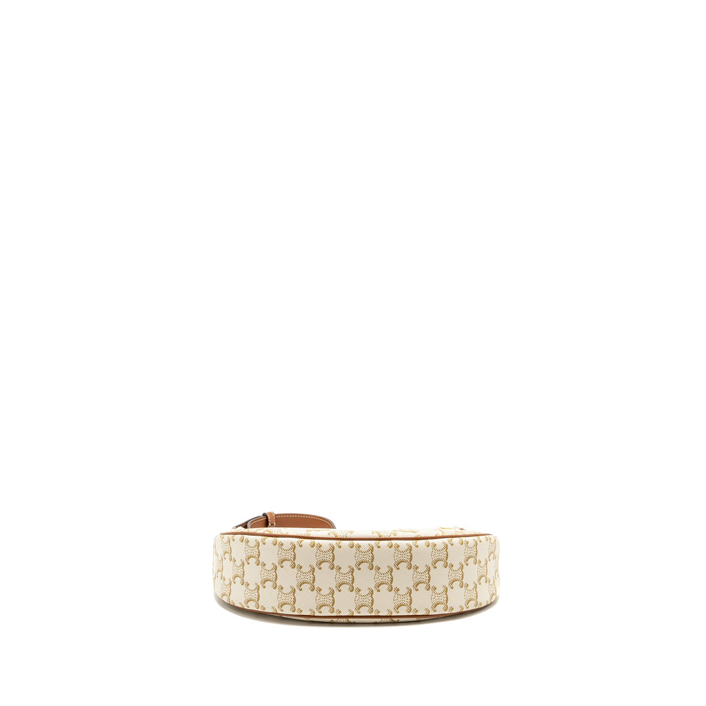 celine-ava-bag-triomphe-canvas-calfskin-white-brown-ghw-copy-1