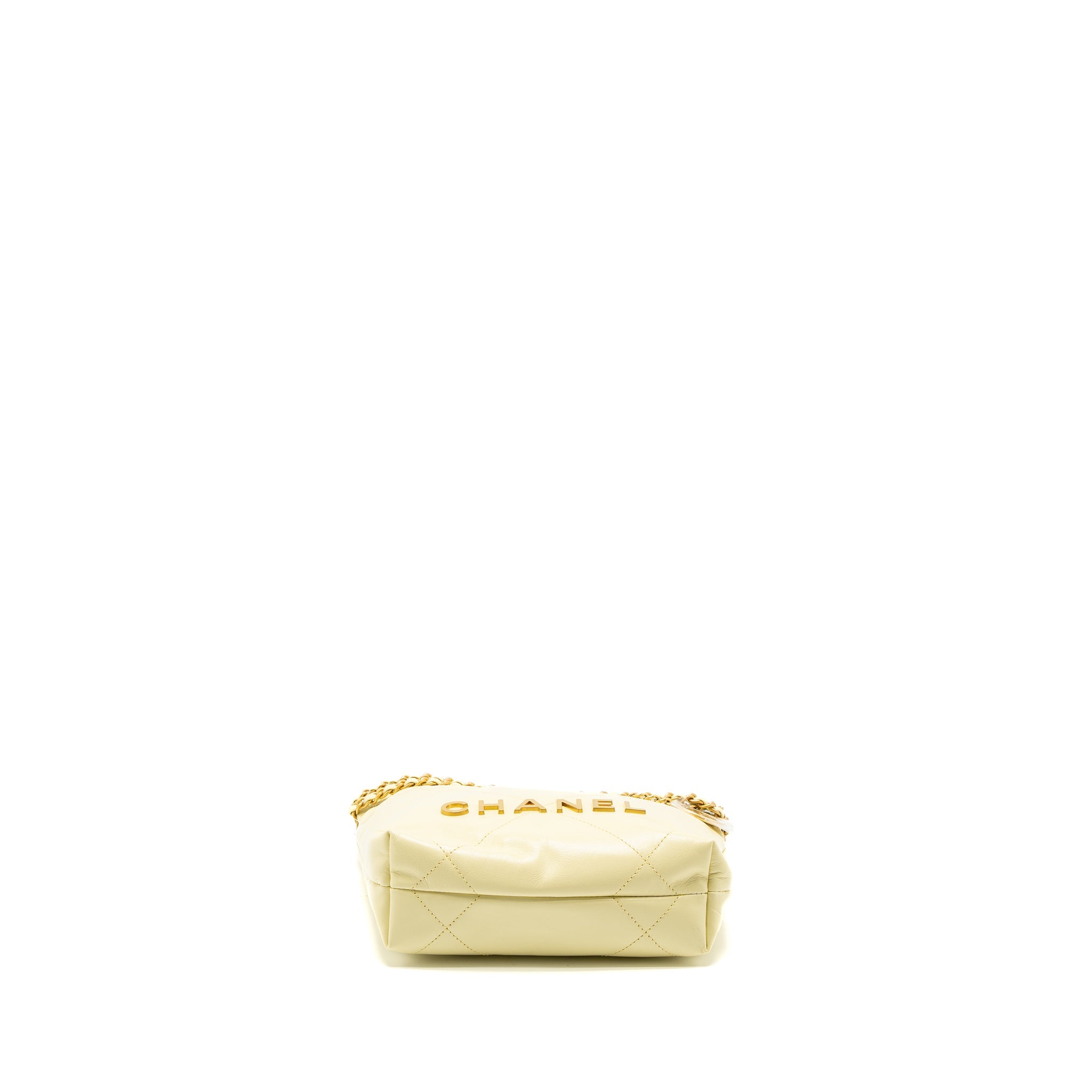 chanel-23s-mini-22-bag-shiny-calfskin-light-yellow-brushed-ghw-microchip