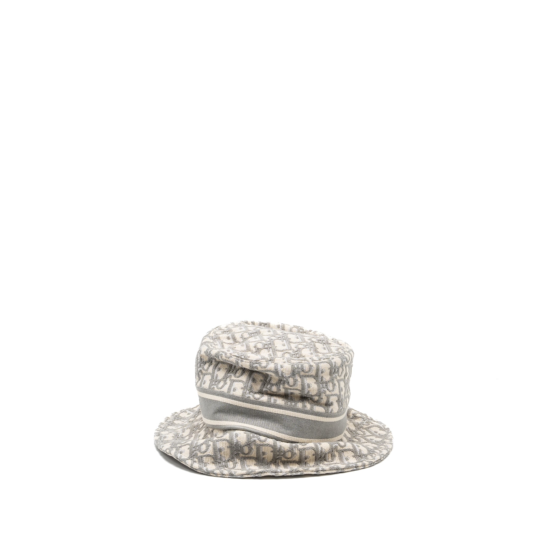 dior-size-57-oblique-small-brim-bucket-hat-white-gray