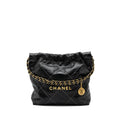 chanel-small-22-bag-gold-letter-shiny-calfskin-black-brushed-ghwmicrochip-1