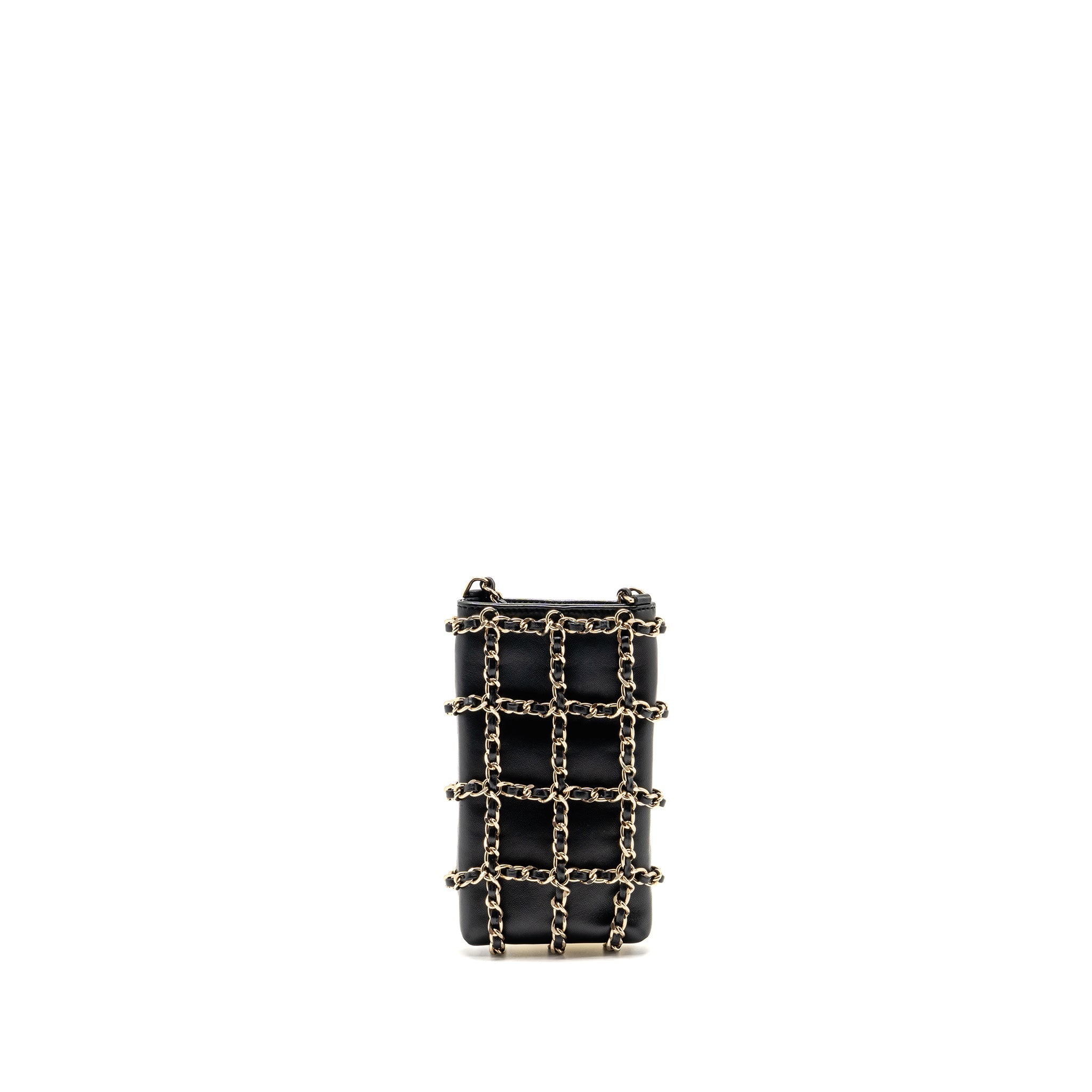 chanel-gold-clutch-o-chain-vertical-phone-holder-lambskin-black-ghw