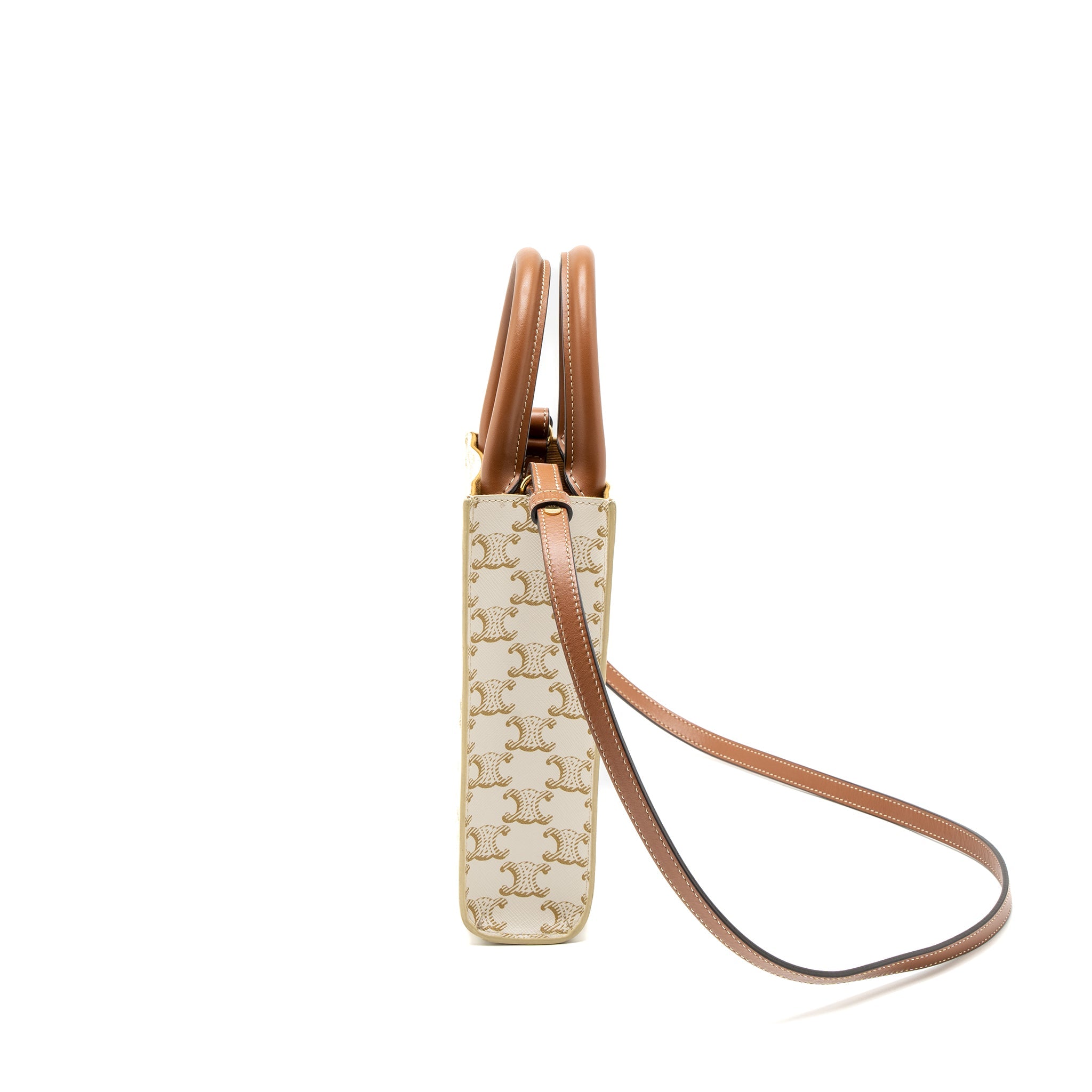 celine-mini-vertical-caban-triomphe-canvas-calfskin-ghw