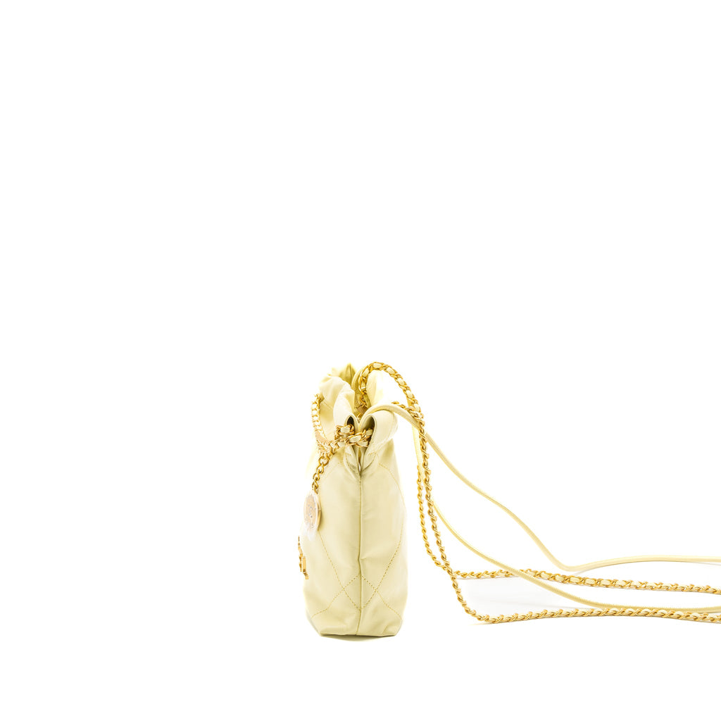 chanel-23s-mini-22-bag-shiny-calfskin-light-yellow-brushed-ghw-microchip
