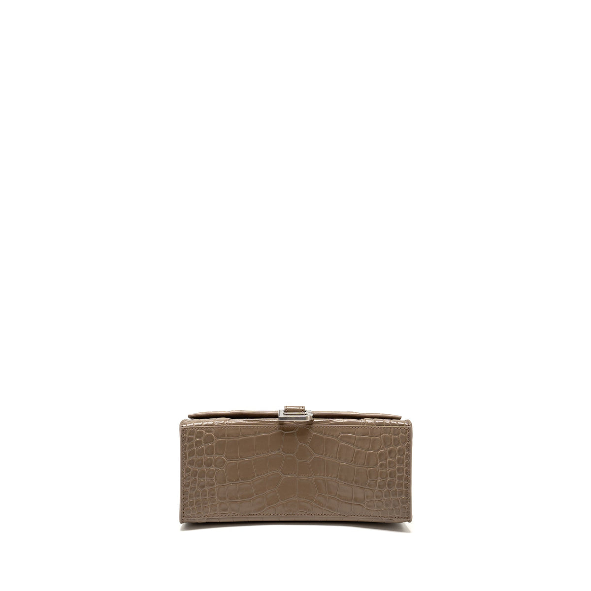 balenciaga-small-hourglass-bag-croc-embossed-calfskin-dark-beige-shw-copy