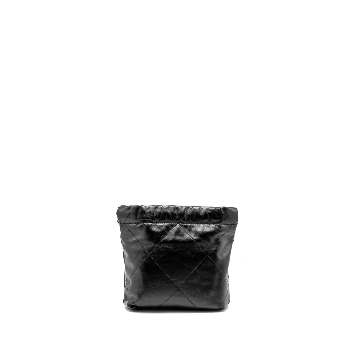chanel-mini-22-bag-shiny-calfskin-black-shw-microchip-copy