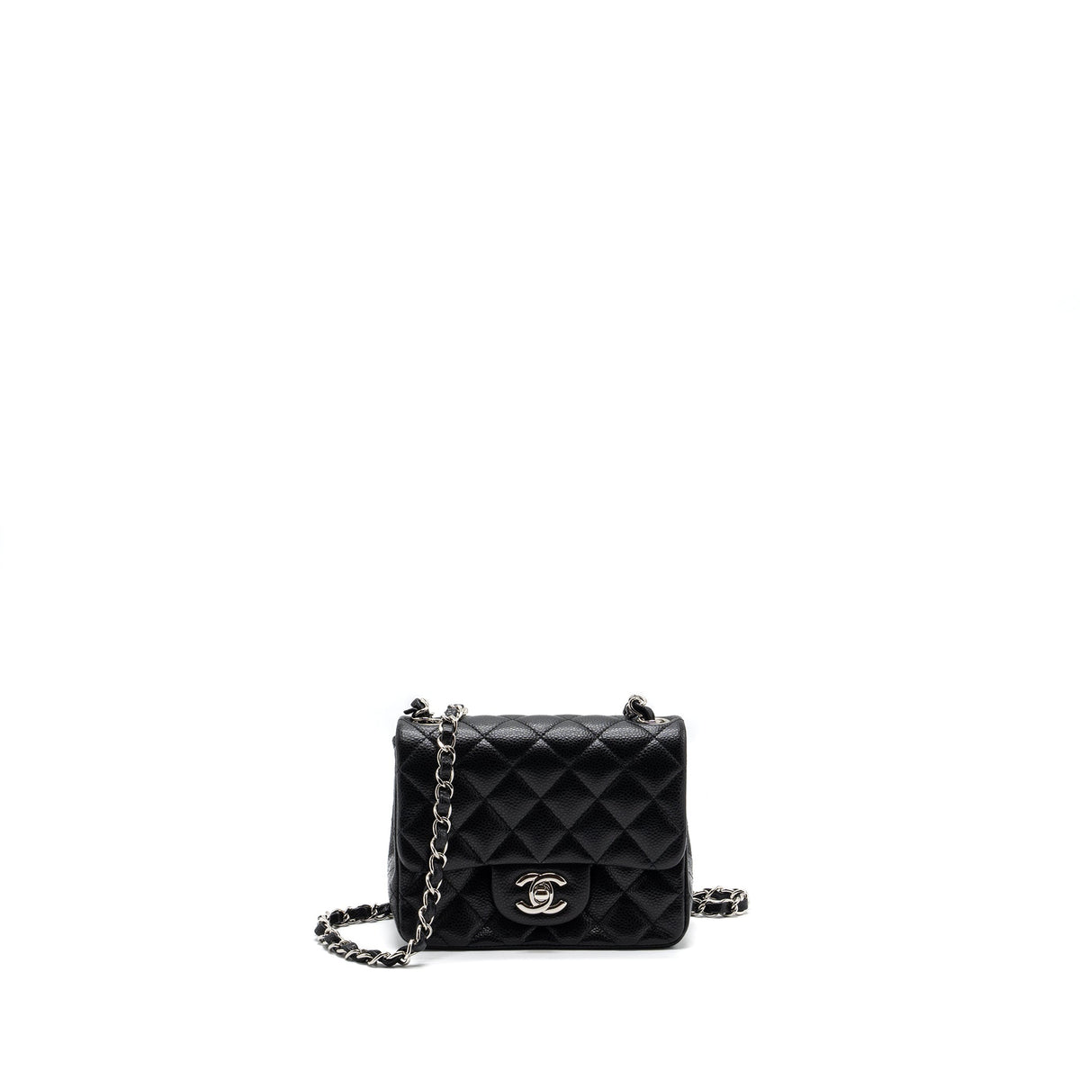 chanel-classic-mini-square-flap-bag-caviar-shw