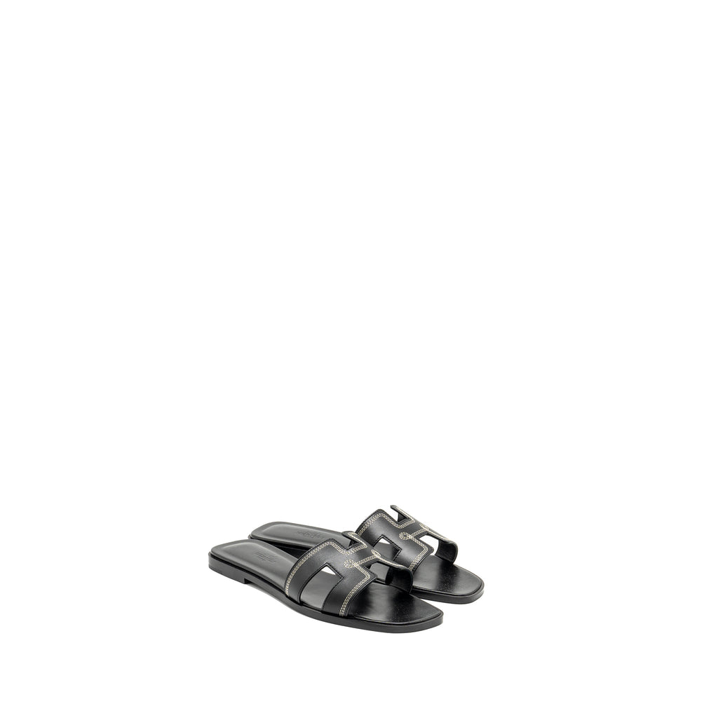 hermes-size-38-5-oran-sandals-black-limited-condition
