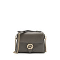 gucci-top-handle-messanger-bag-calfskin-grey-lghw