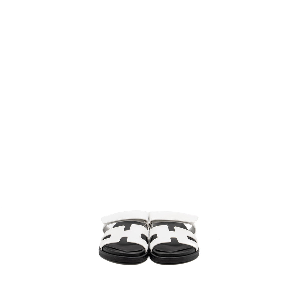 hermes-size-38-chypre-sandals-white-black