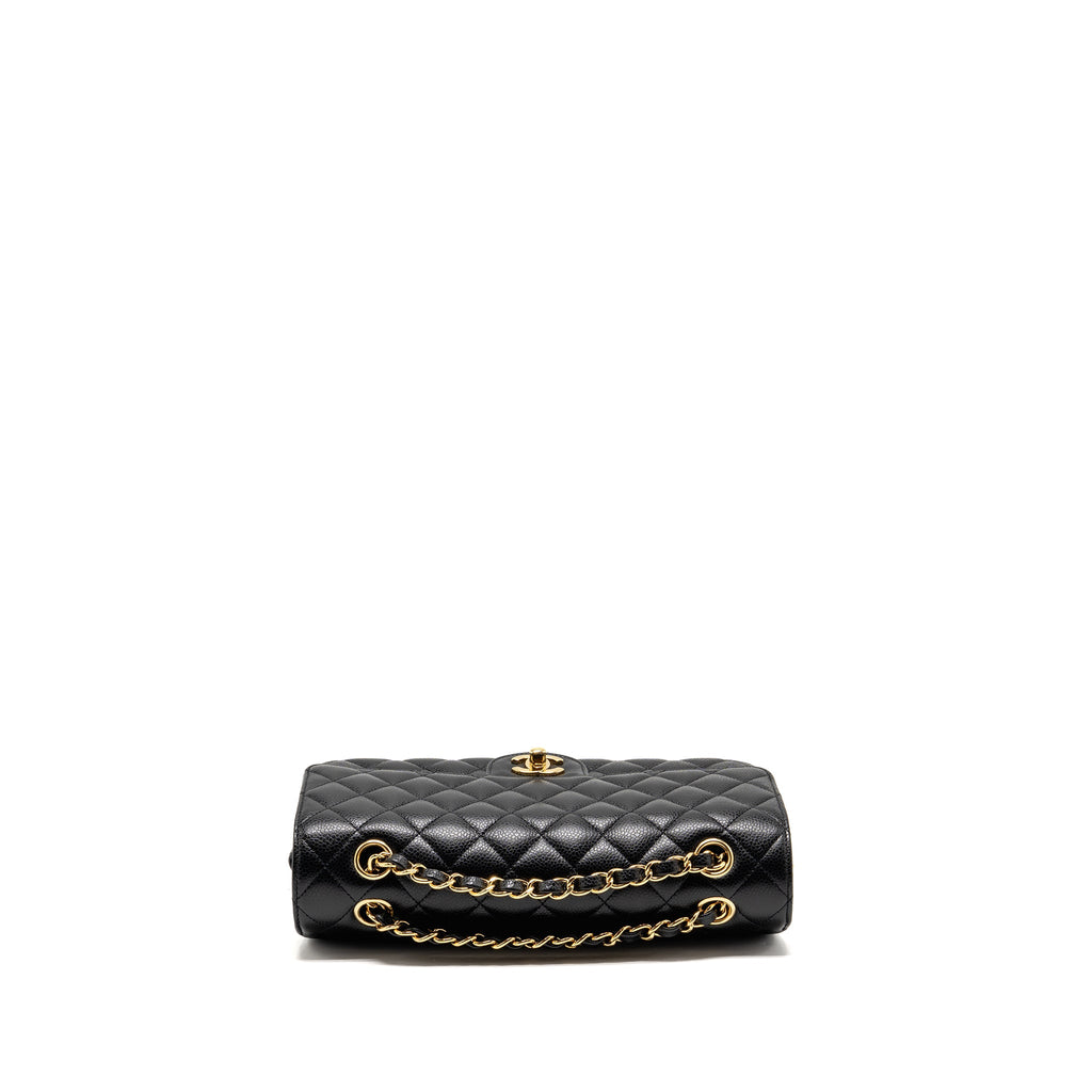 chanel-medium-classic-double-flap-bag-caviar-black-lghw-copy