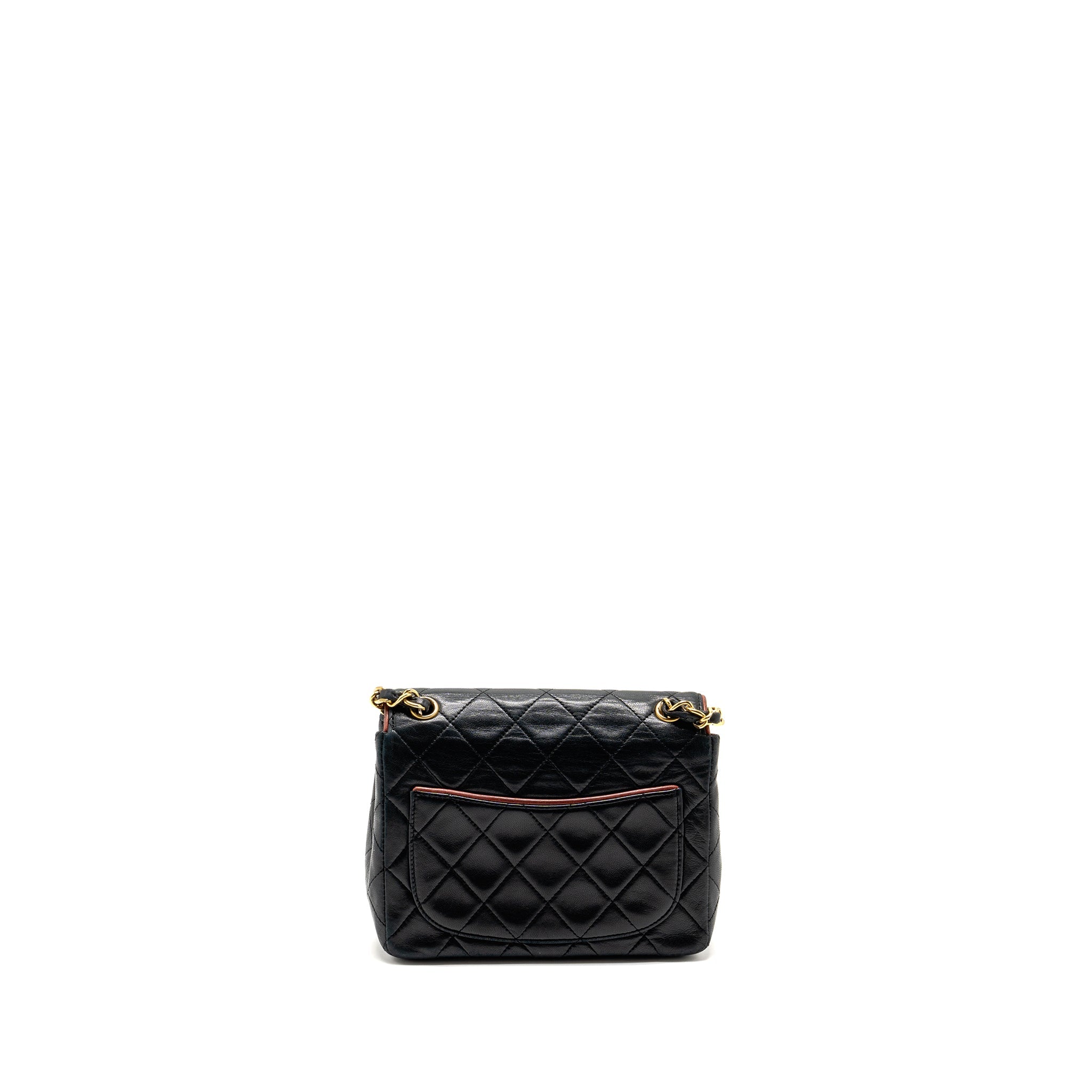 chanel-vintage-mini-square-flap-bag-lambskin-black-red-ghw