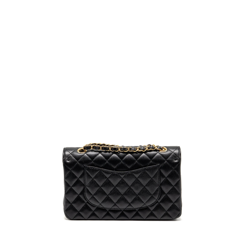 chanel-medium-classic-double-flap-bag-caviar-black-lghw-copy