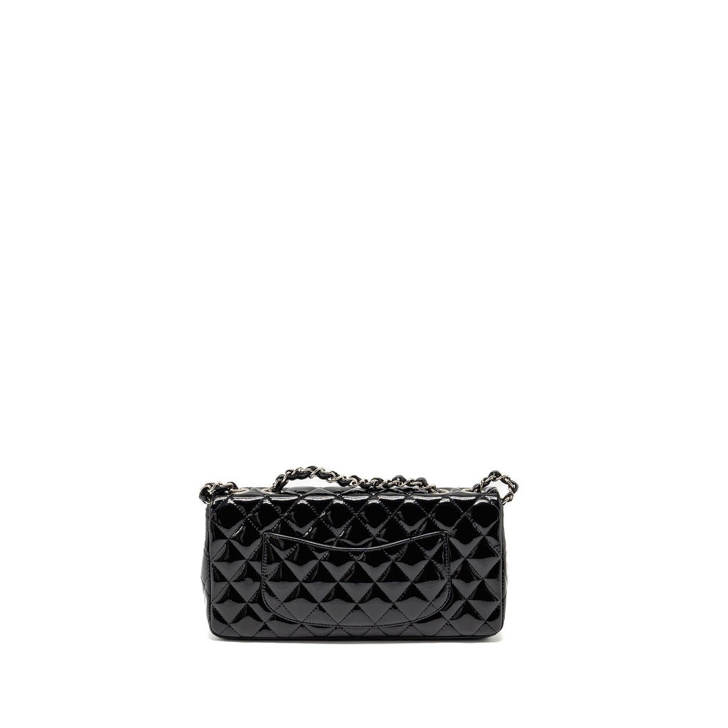 chanel-east-west-flap-shoulder-bag-patent-leather-black-shw