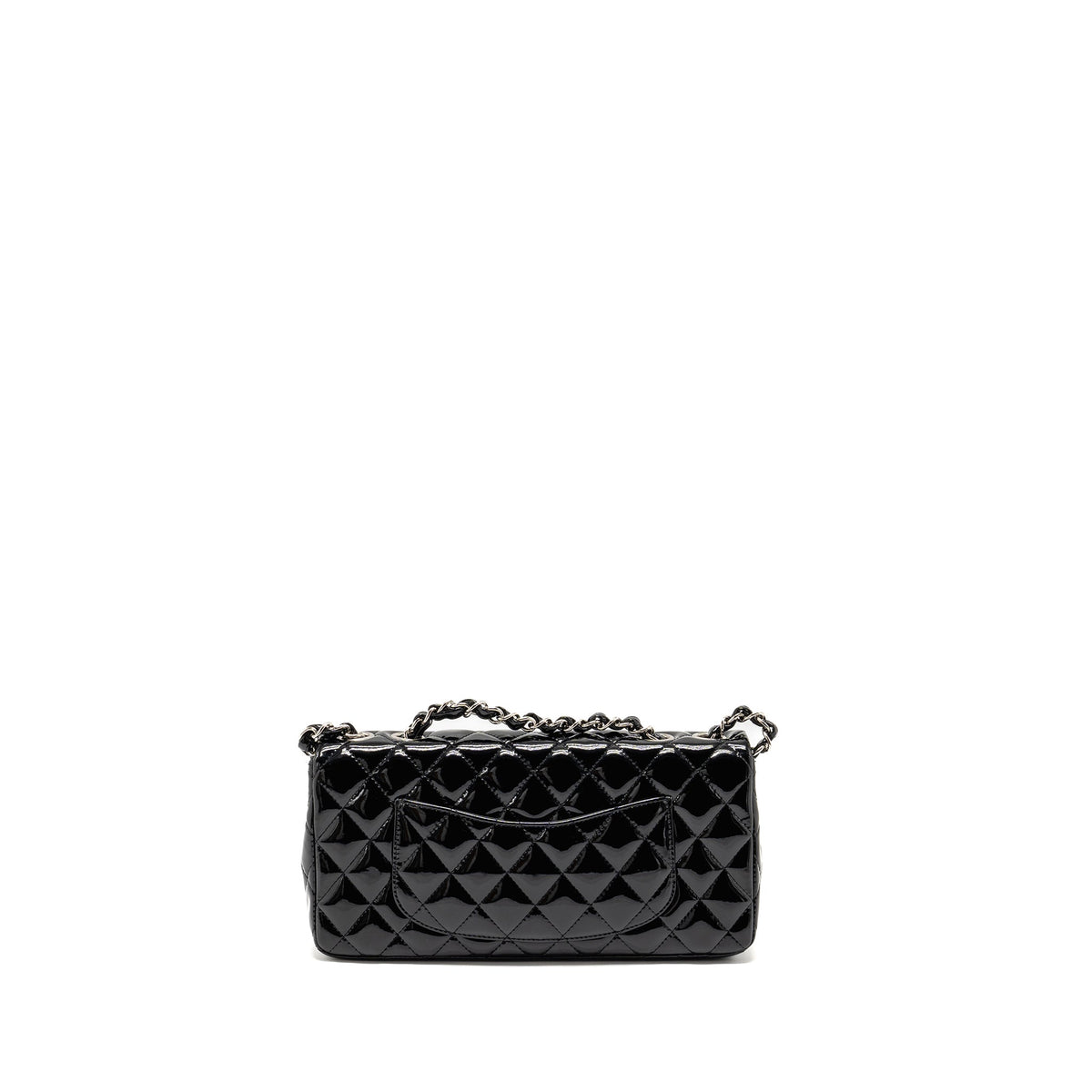 chanel-east-west-flap-shoulder-bag-patent-leather-black-shw