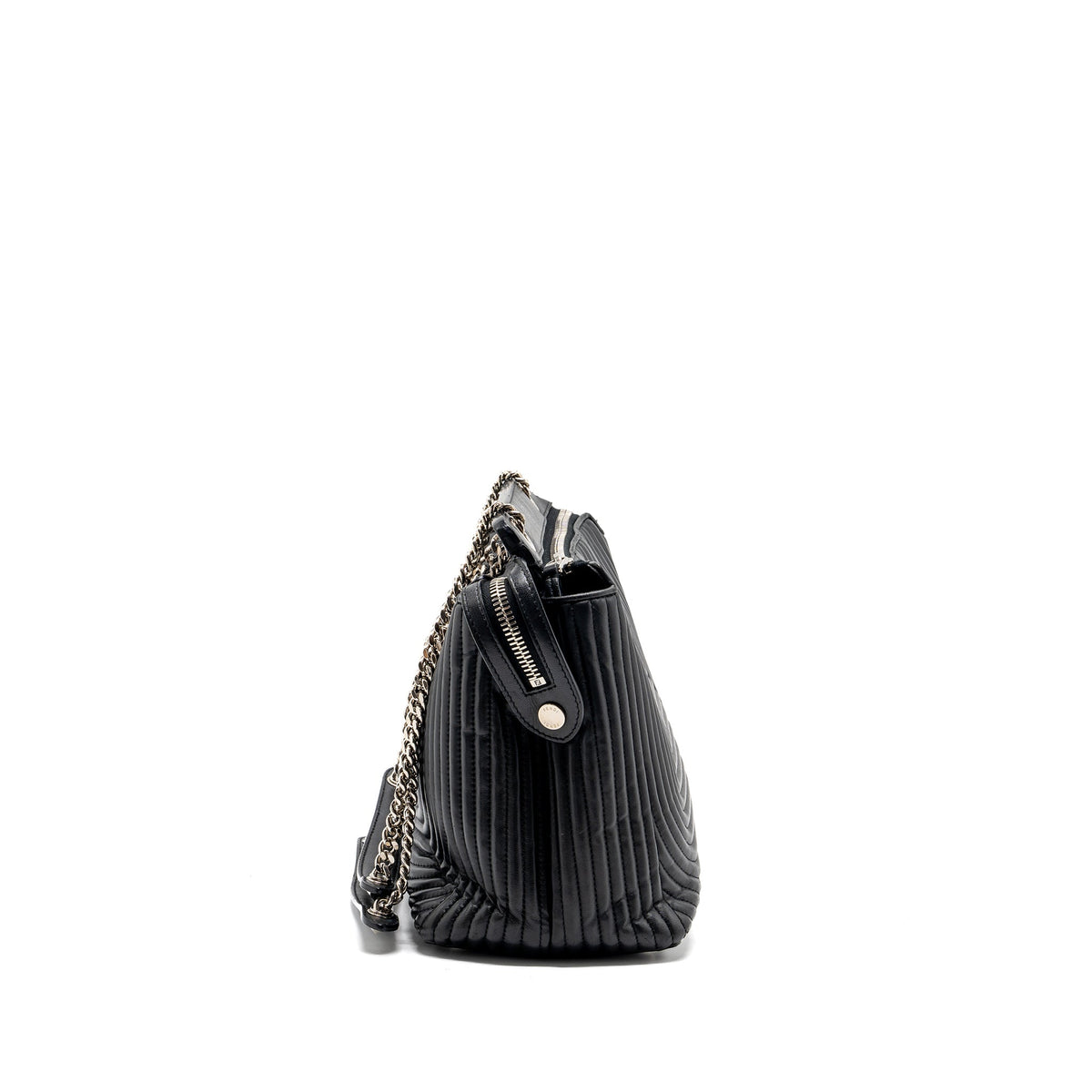 fendi-doctom-chain-shoulder-bag-leather-black-shw