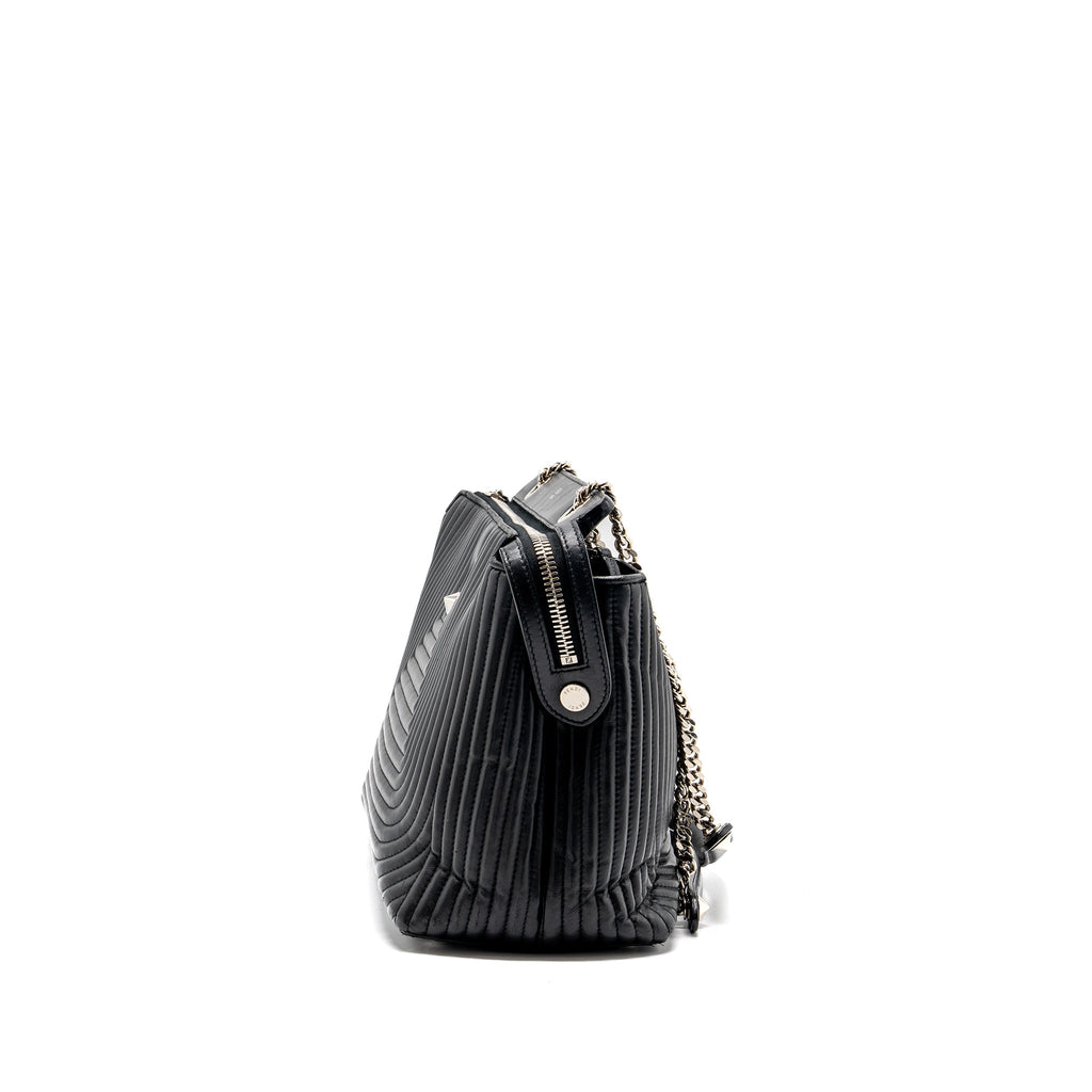 fendi-doctom-chain-shoulder-bag-leather-black-shw