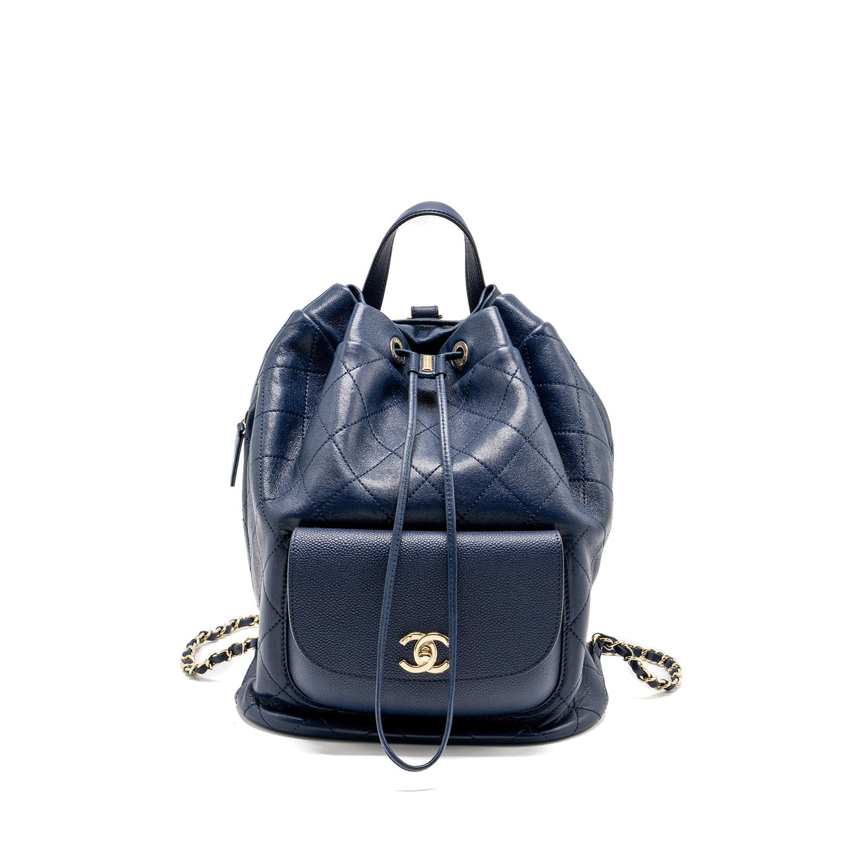 chanel-drawstring-backpack-lambskin-grained-calfskin-dark-blue-lghw