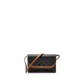 celine-wallet-on-strap-triomphe-canvas-leather-tan-ghw