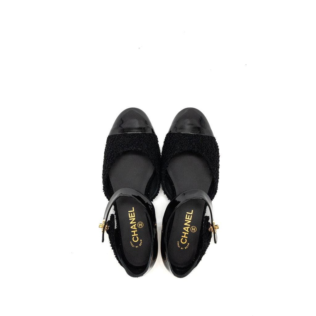 chanel-size-39-21k-cc-logo-ballerinas-tweed-patent-calfskin-black-ghw