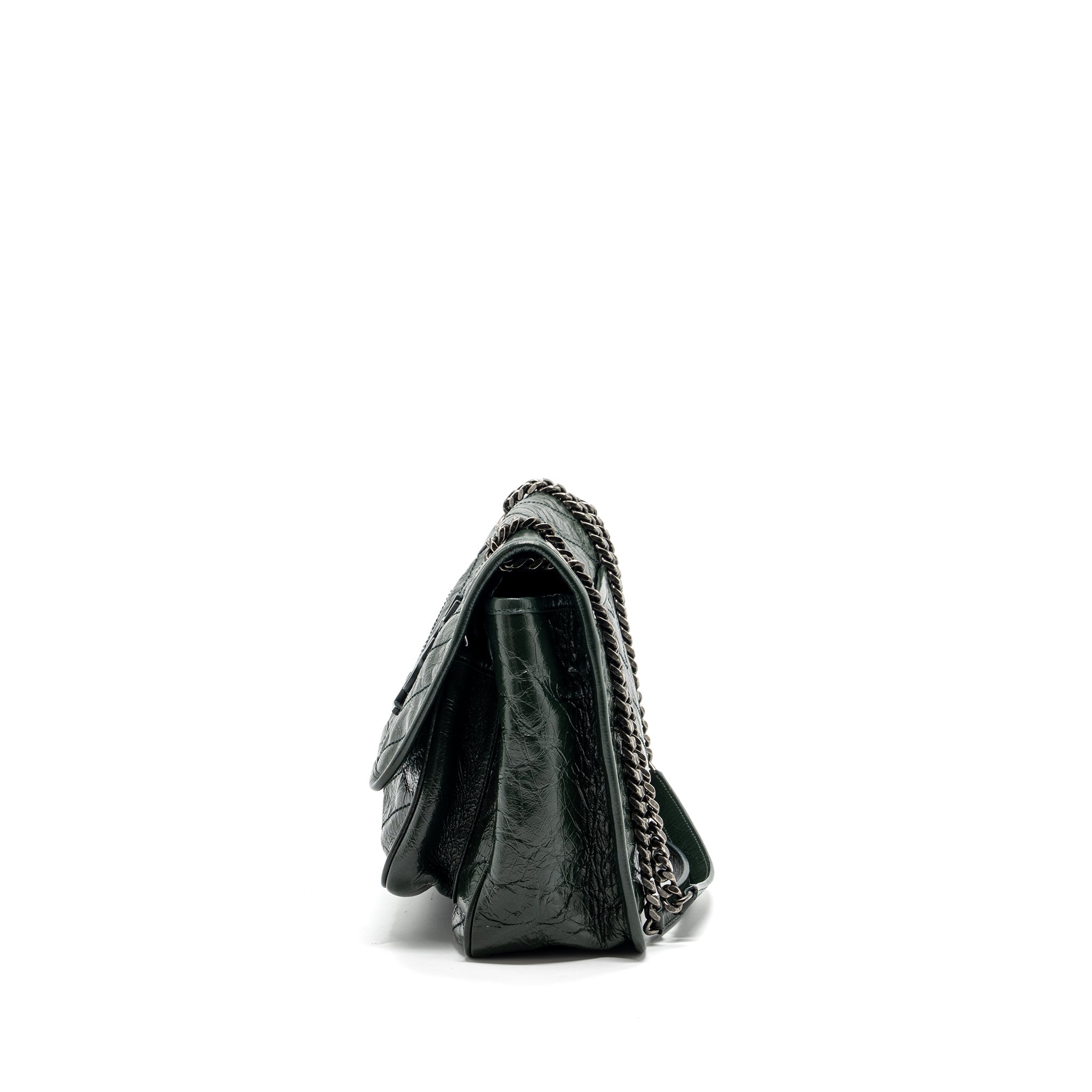 saint-laurent-medium-niki-calfskin-green-ruthenium-hardware