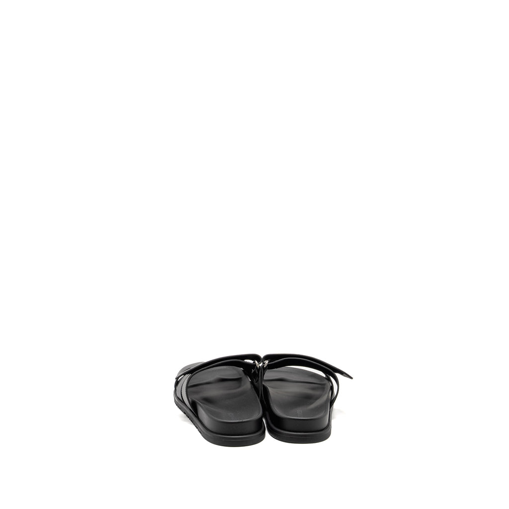 hermes-size-38-chypre-sandals-calfskin-black