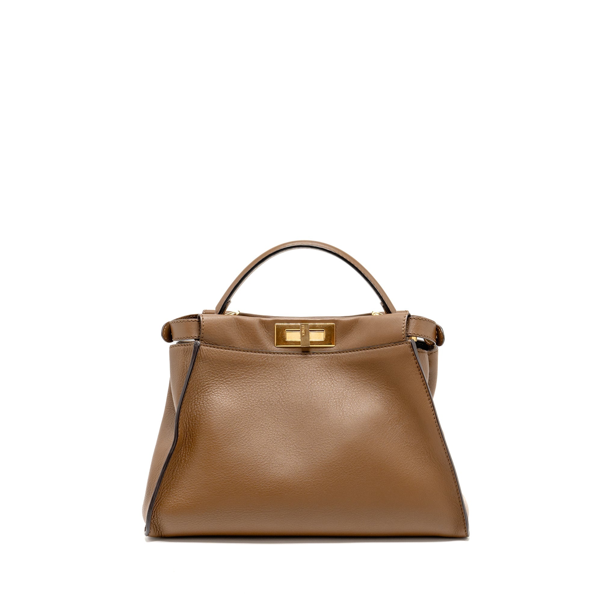 fendi-medium-peekaboo-calfskin-tobacco-ghw