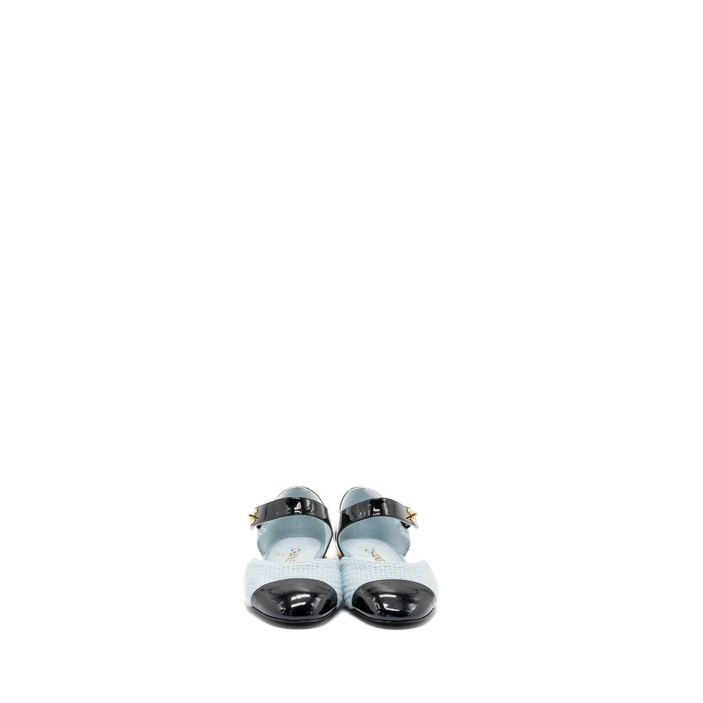 chanel-21k-size-38-ballerinas-flat-shoes-tweed-patent-calfskin-light-blue-black-ghw
