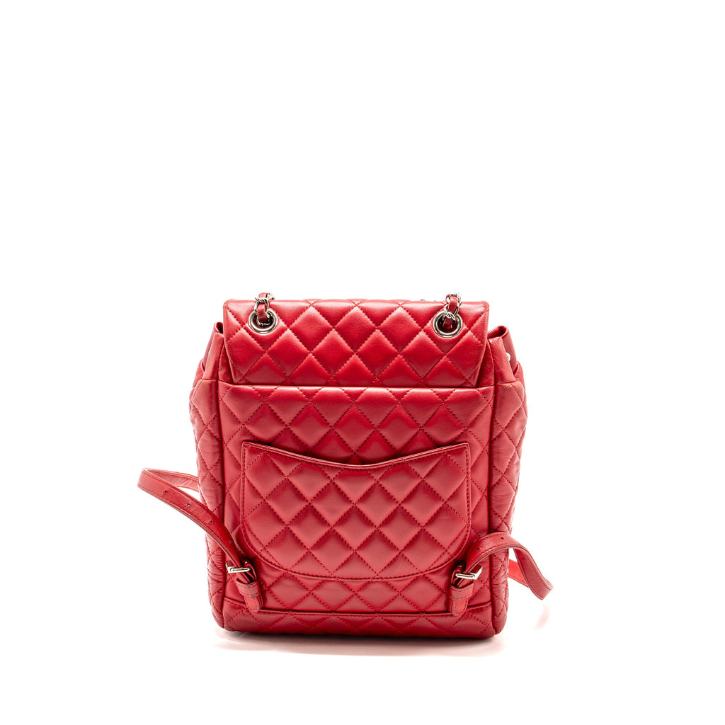 chanel-small-urban-spirit-quilted-backpack-lambskin-red-lghw-copy