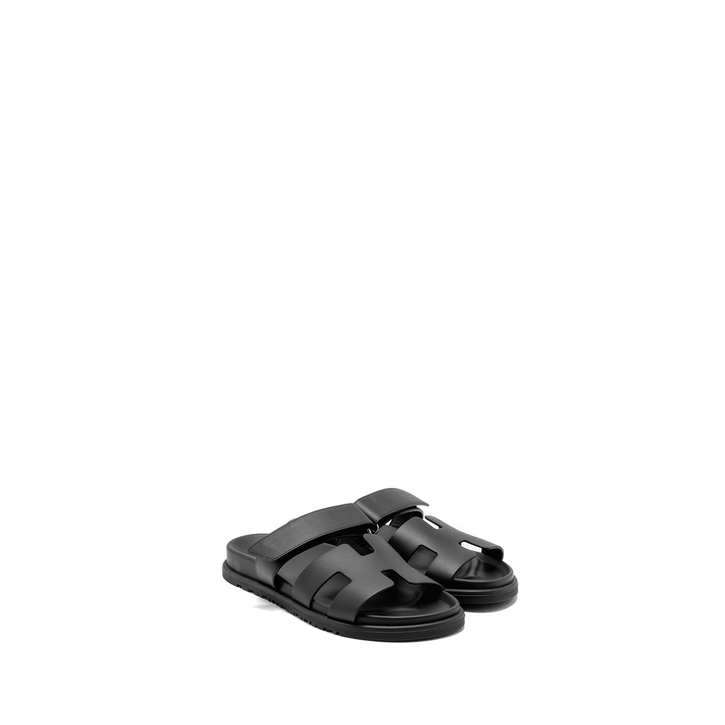 hermes-size-38-chypre-sandals-calfskin-black