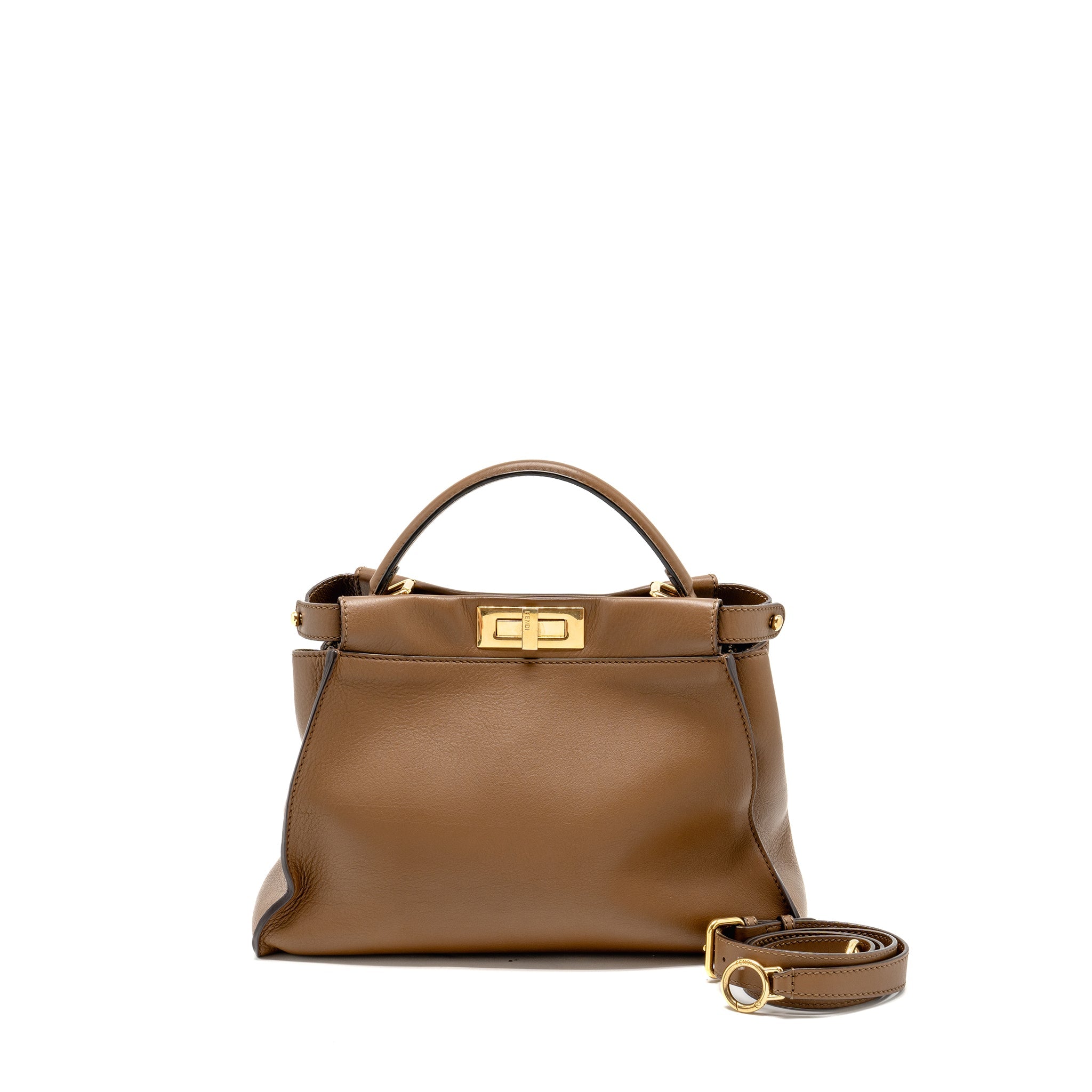 fendi-medium-peekaboo-calfskin-tobacco-ghw