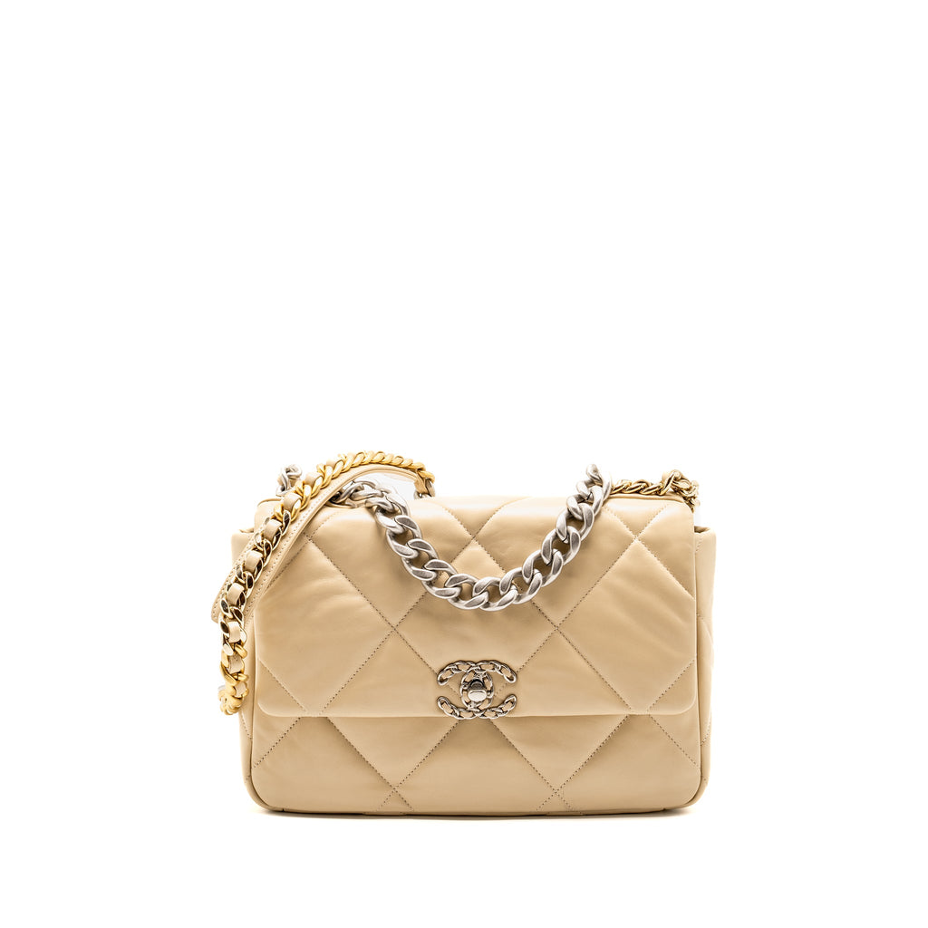 chanel-large-19-bag-lambskin-light-beige-multicolour-hardware-microchip-copy