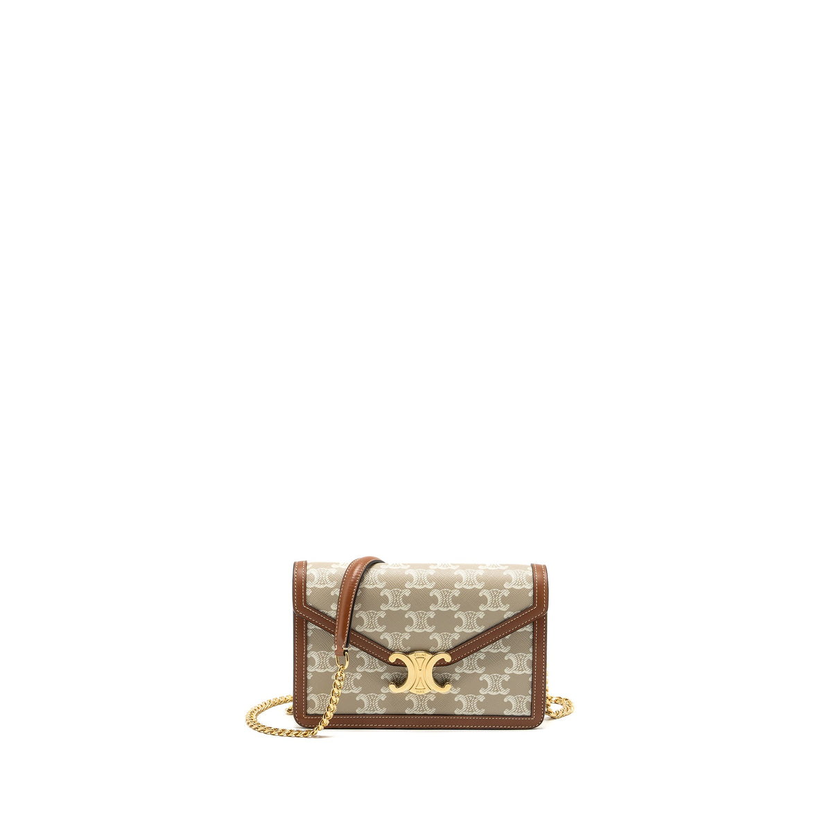 celine-triomphe-wallet-on-chain-triomphe-canvas-leather-white-ghw