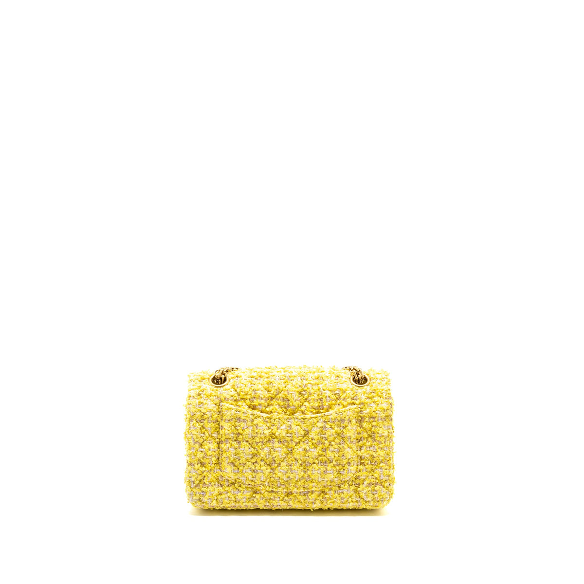 chanel-mini-2-55-reissue-flap-bag-tweed-yellow-ghw