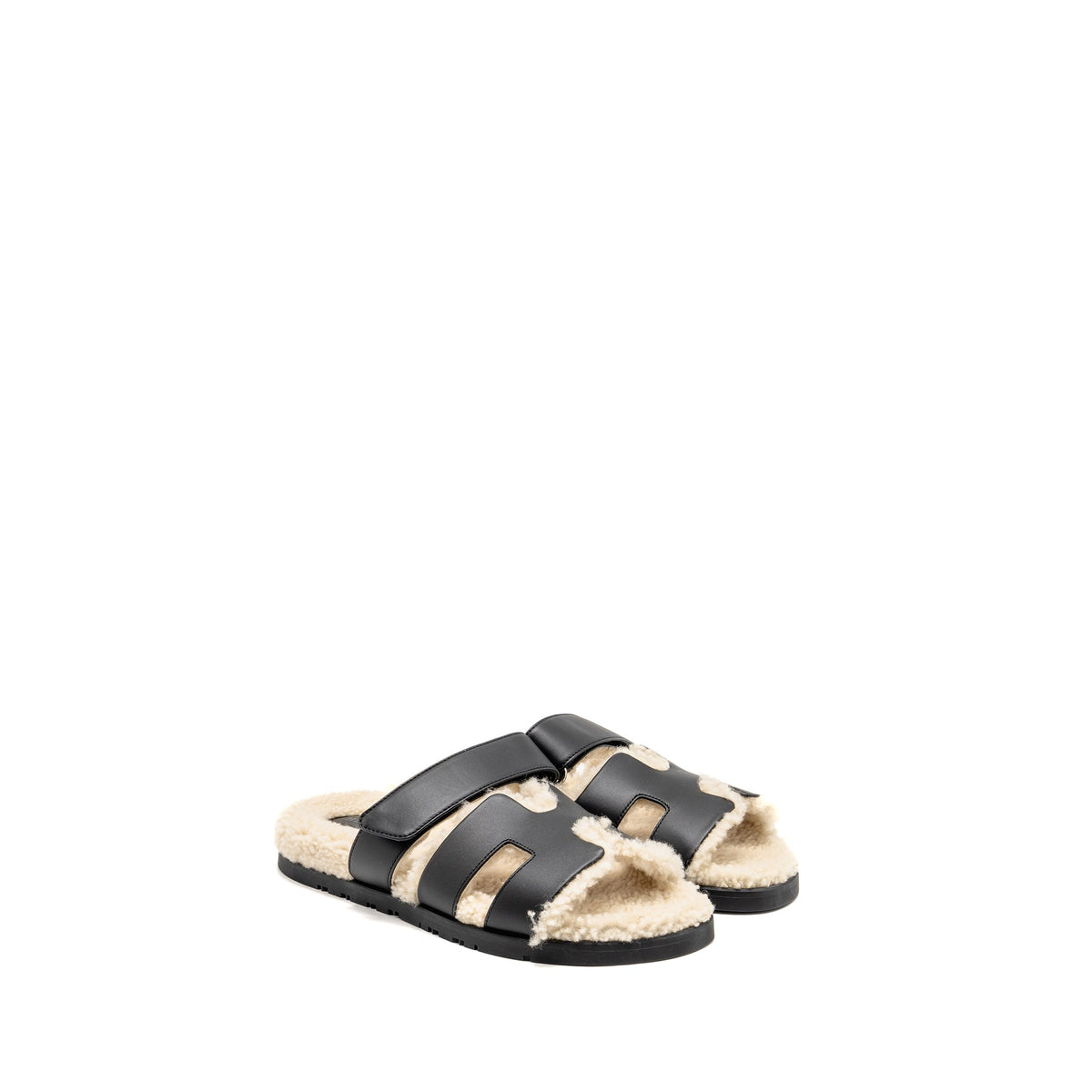 hermes-size-38-5-chypre-sandal-calfskin-shearling-lining-black