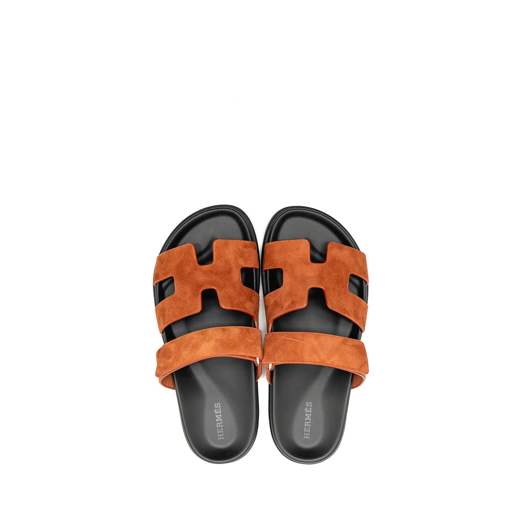 hermes-size-37-chypre-sandals-suede-goatskin-orange-canyon-copy