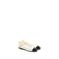 chanel-size-38-5-ballet-flats-white-black