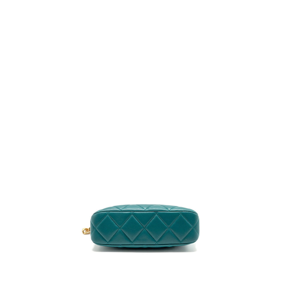 chanel-23a-small-cc-hobo-bag-with-detailed-chain-lambskin-dark-green-ghw-microchip-copy