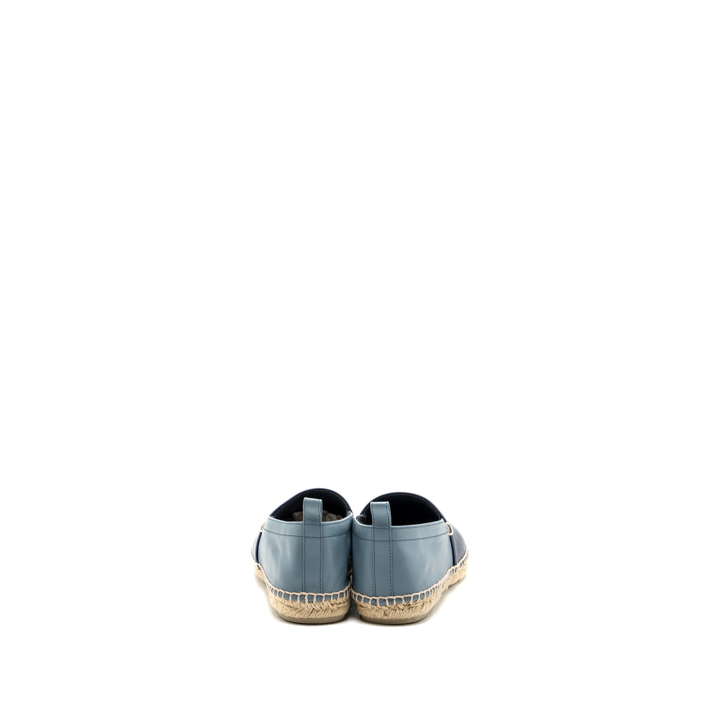 loewe-size-42-espadrilles-leather-multicolour-blue