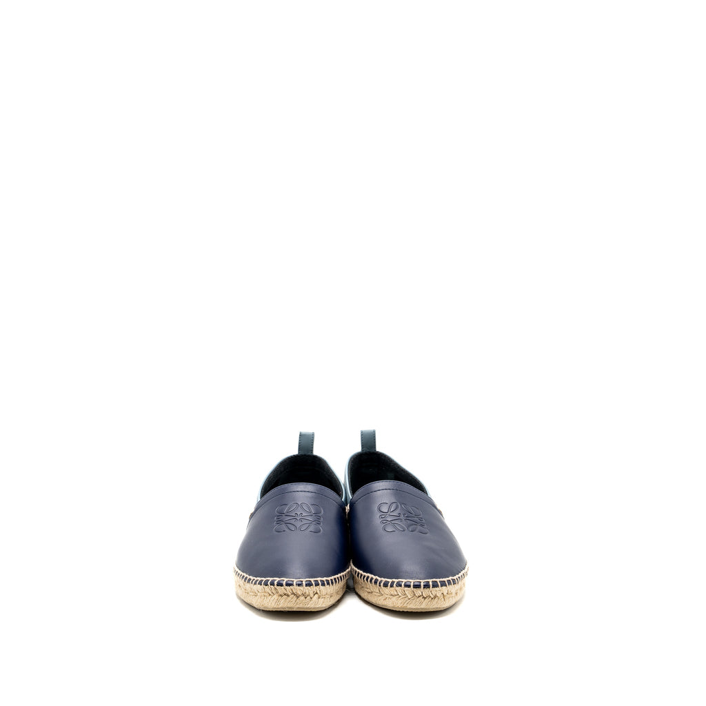 loewe-size-42-espadrilles-leather-multicolour-blue