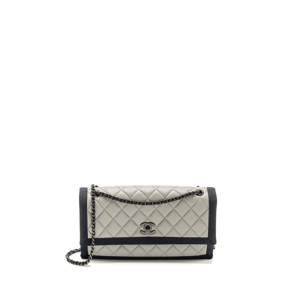 chanel-quilted-flap-with-fabric-edge-lambskin-grey-black-with-black-hardware-copy-1