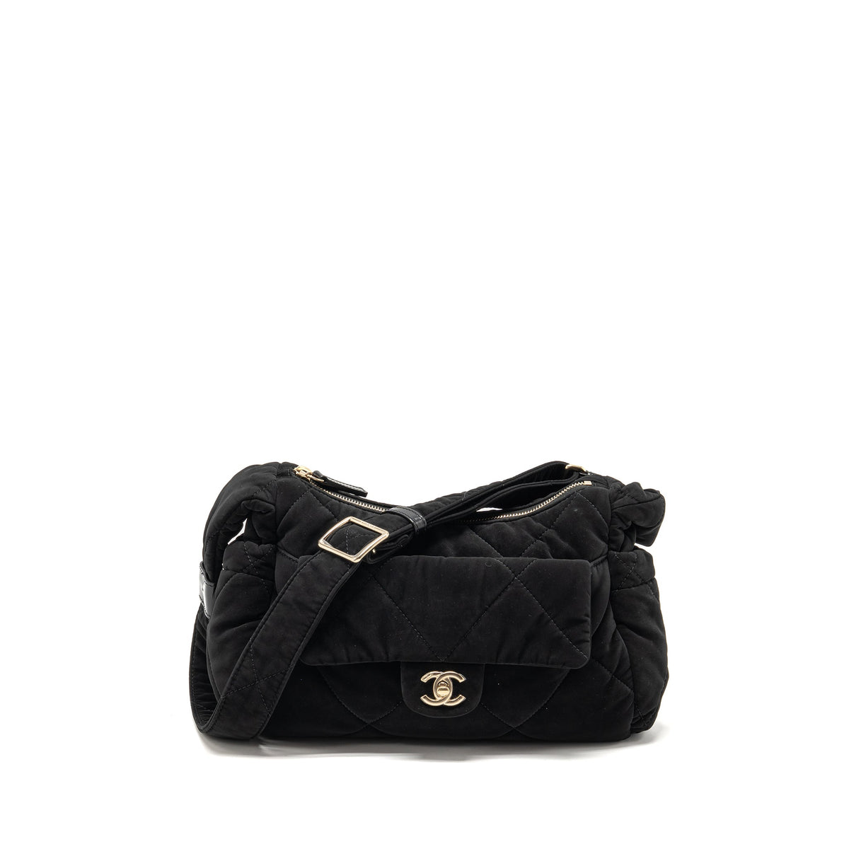 chanel-25n-ski-series-coconeige-shoulder-bag-nylon-black-lghw-microchip