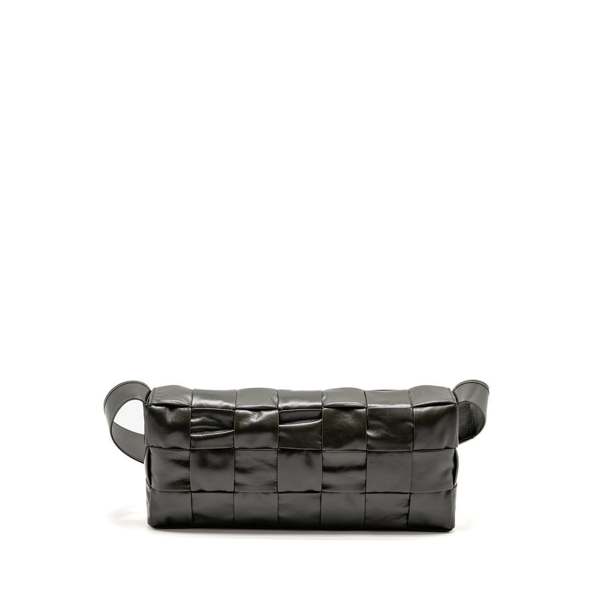 bottega-veneta-cassette-crossbody-bag-lambskin-dark-green-ruthenium-shw