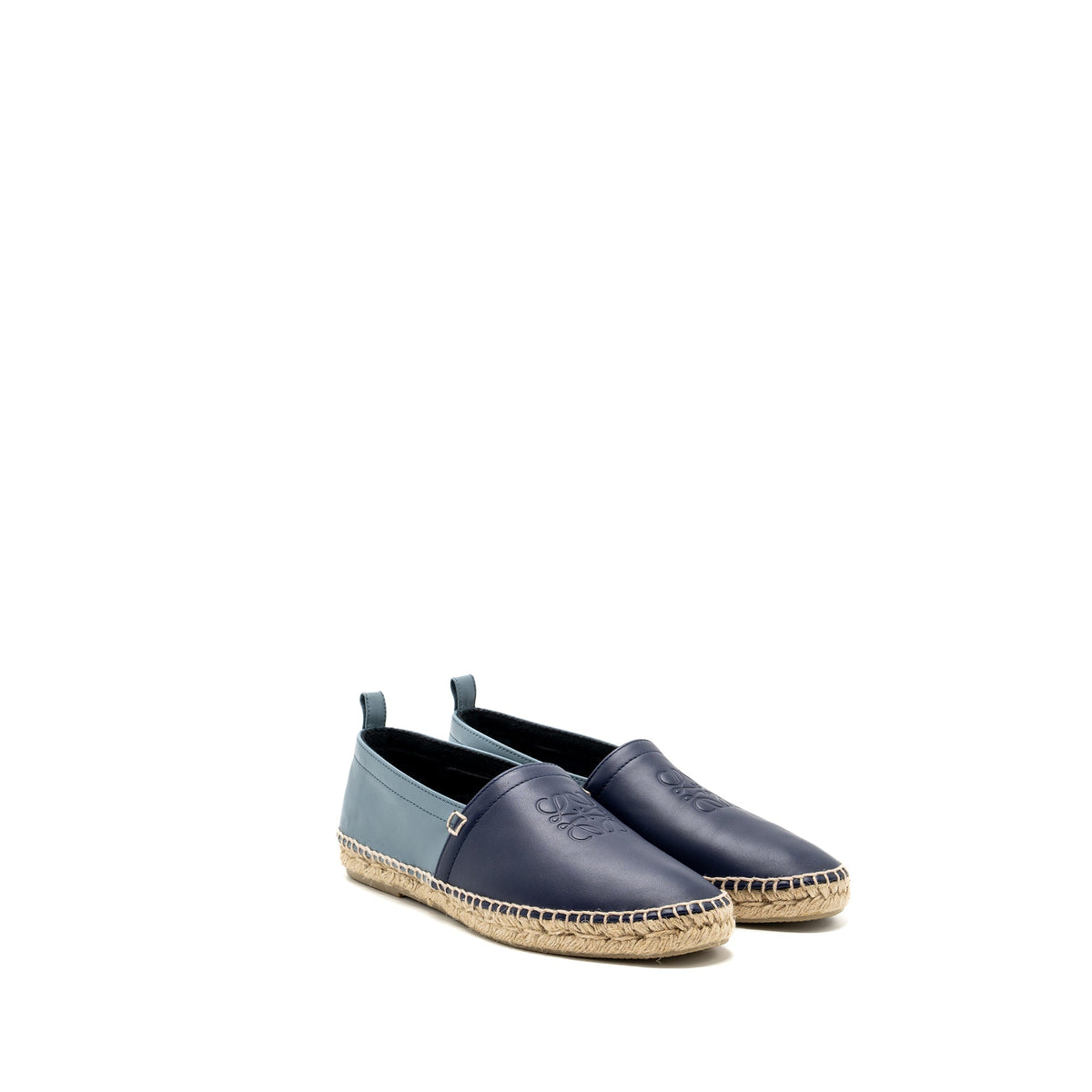 loewe-size-42-espadrilles-leather-multicolour-blue