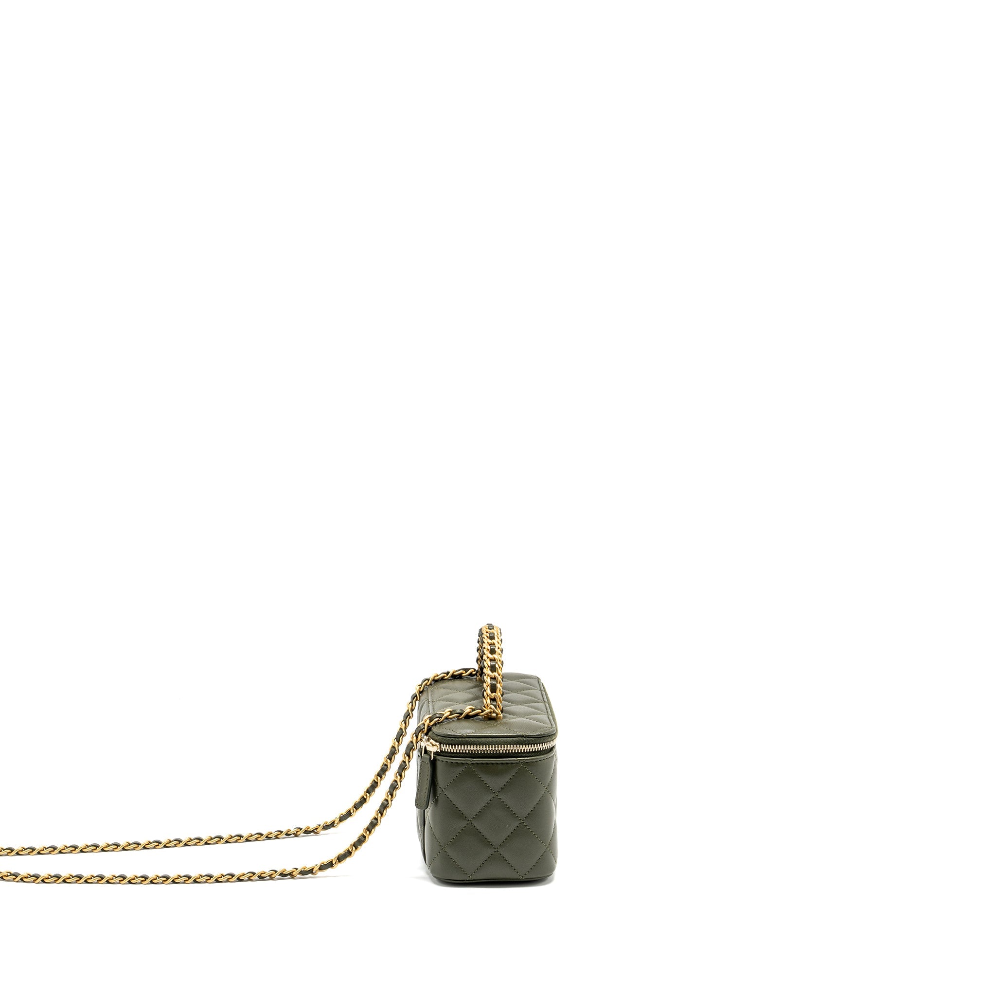 chanel-detail-top-handle-long-vanity-with-chain-lambskin-dark-green-ghwmicrochip