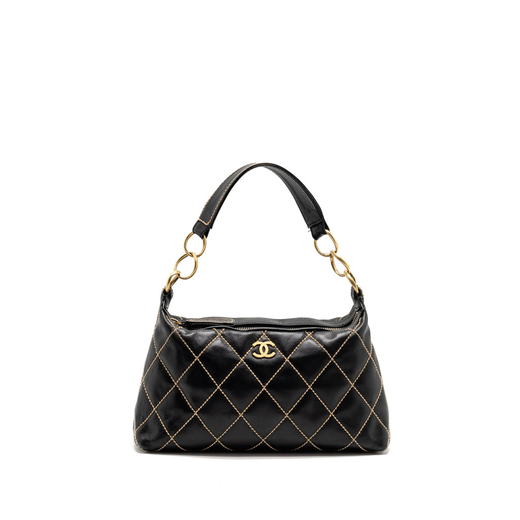 chanel-vintage-wild-stitch-shoulder-bag-calfskin-black-ghw-1