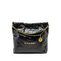chanel-medium-22-bag-gold-letter-shiny-calfskin-black-ghw-microchip-1