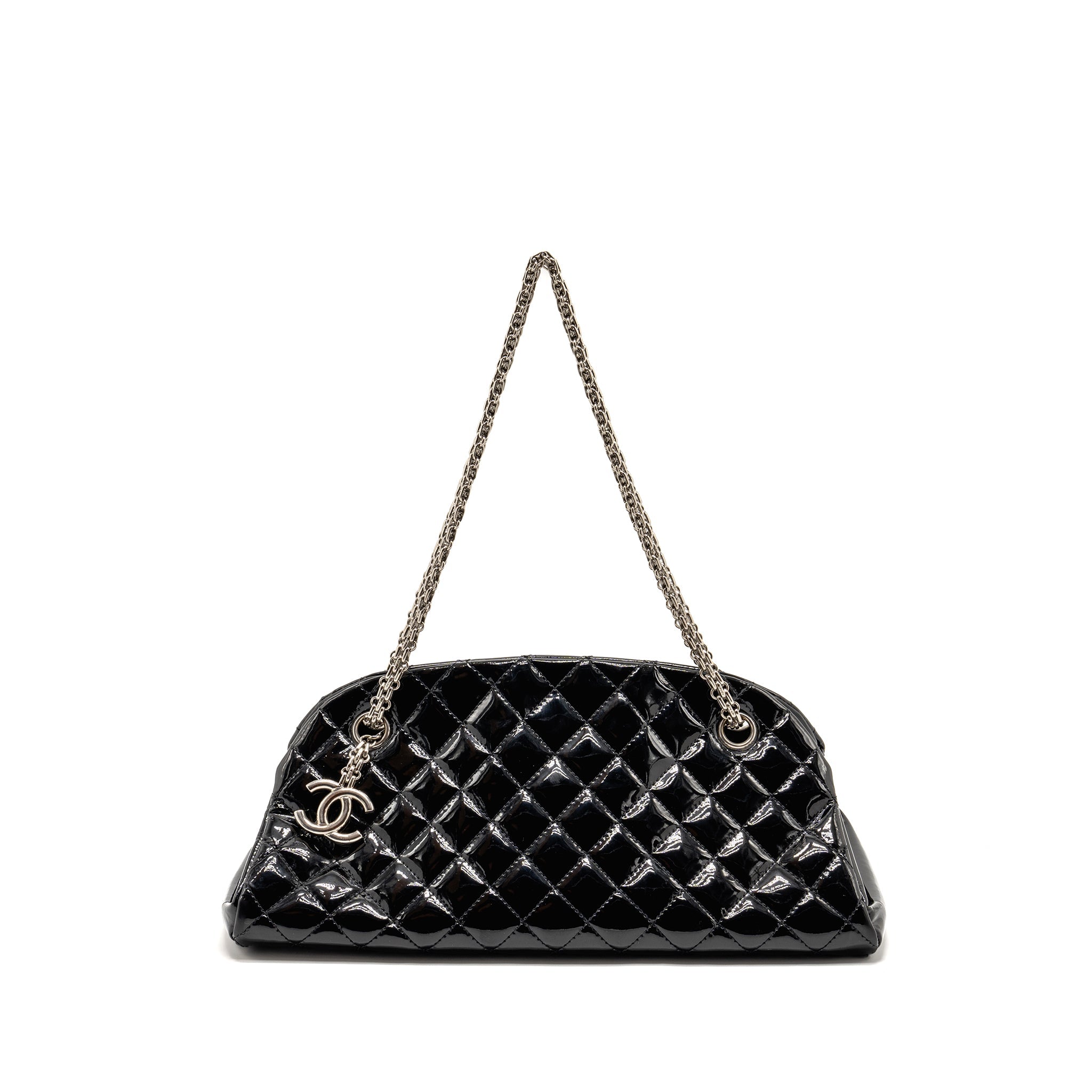 chanel-just-mademoiselle-bowling-bag-patent-black-shw