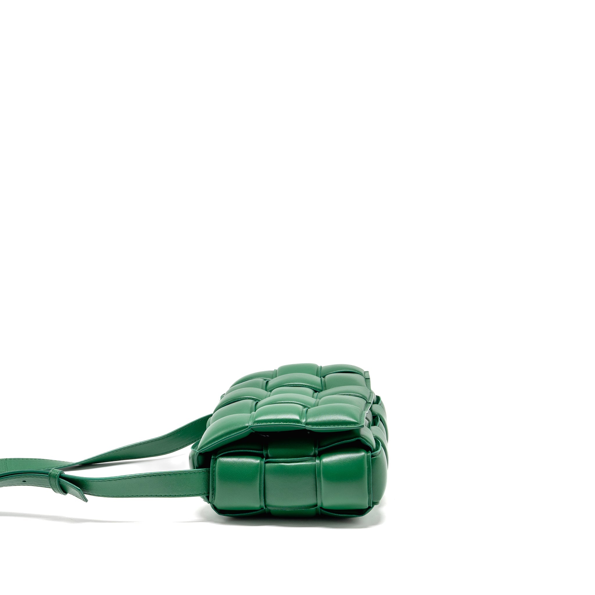 bottega-veneta-padded-cassette-intreccio-nappa-lambskin-green-ghw-copy