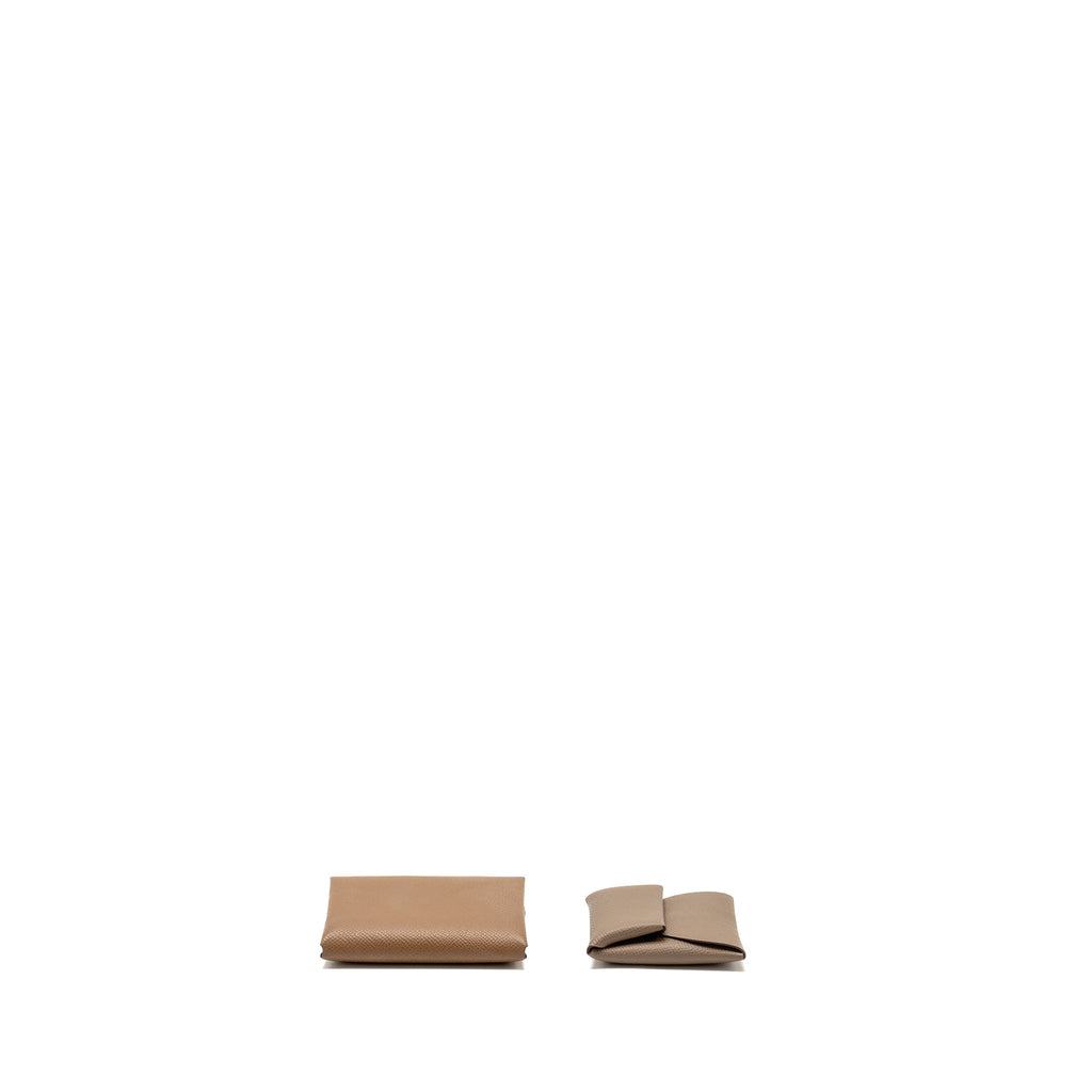 hermes-calvi-duo-card-holder-alezan-and-bastia-change-purse-etoupe-epsom-shw-stamp-b-sell-in-a-set