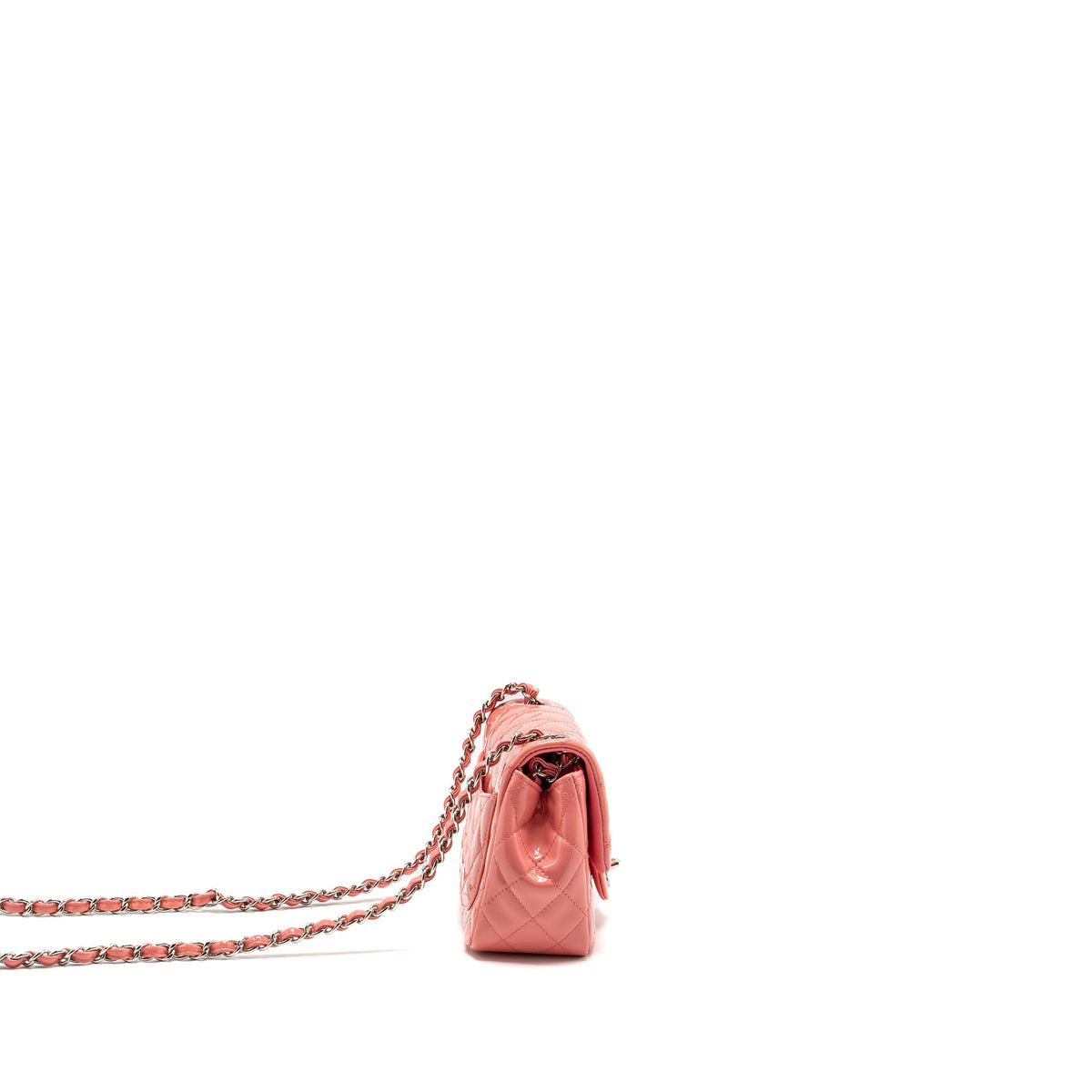 chanel-mini-square-flap-bag-patent-pink-shw